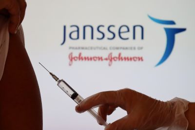 <p>Johnson & Johnson single-shot vaccine ready to go!</p>