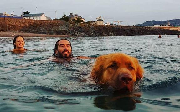 Russell Brand & Laura Gallacher