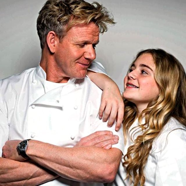 Celebrity Chef Gordon Ramsey & daughter Matilda